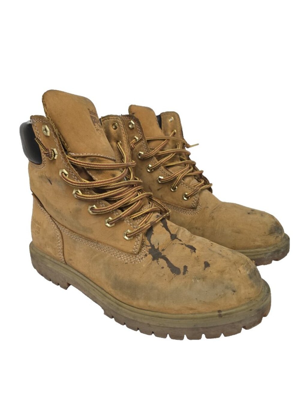Timberland Pro Men Iconic 6" Aluminum Toe WP Leather Work Boot A22H2 Wheat 9W